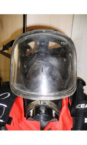 ماسک تمام صورت لاستیکی غواصی دست دوم (ایتالیایی)